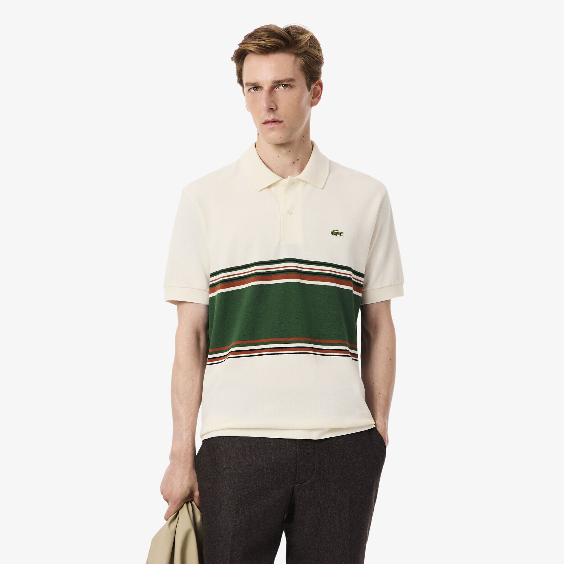 French Made Classic Fit Striped Polo Shirt - PH5457-00-XFJ