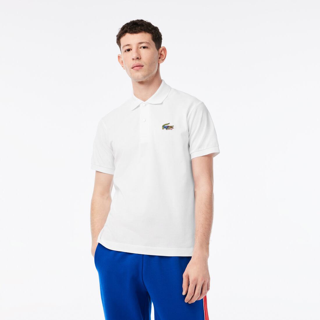 تيشيرت بولو قطن عضوي للرجال مجموعة Lacoste x Netflix