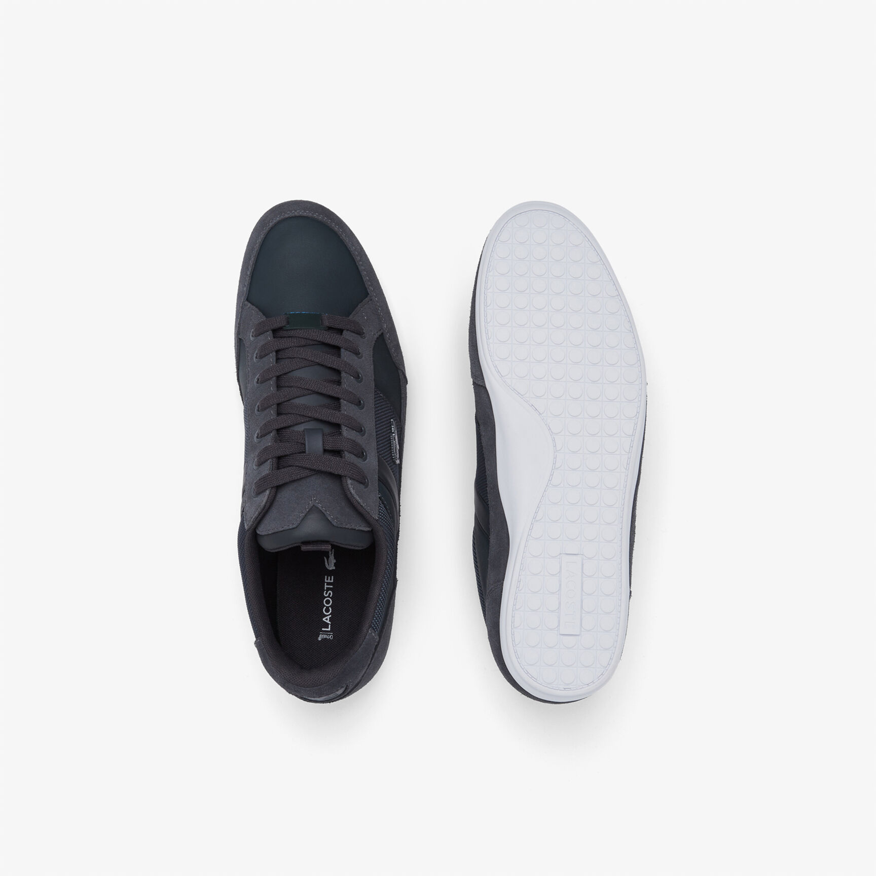 Men's Lacoste Chaymon Leather Color Contrast Sneakers