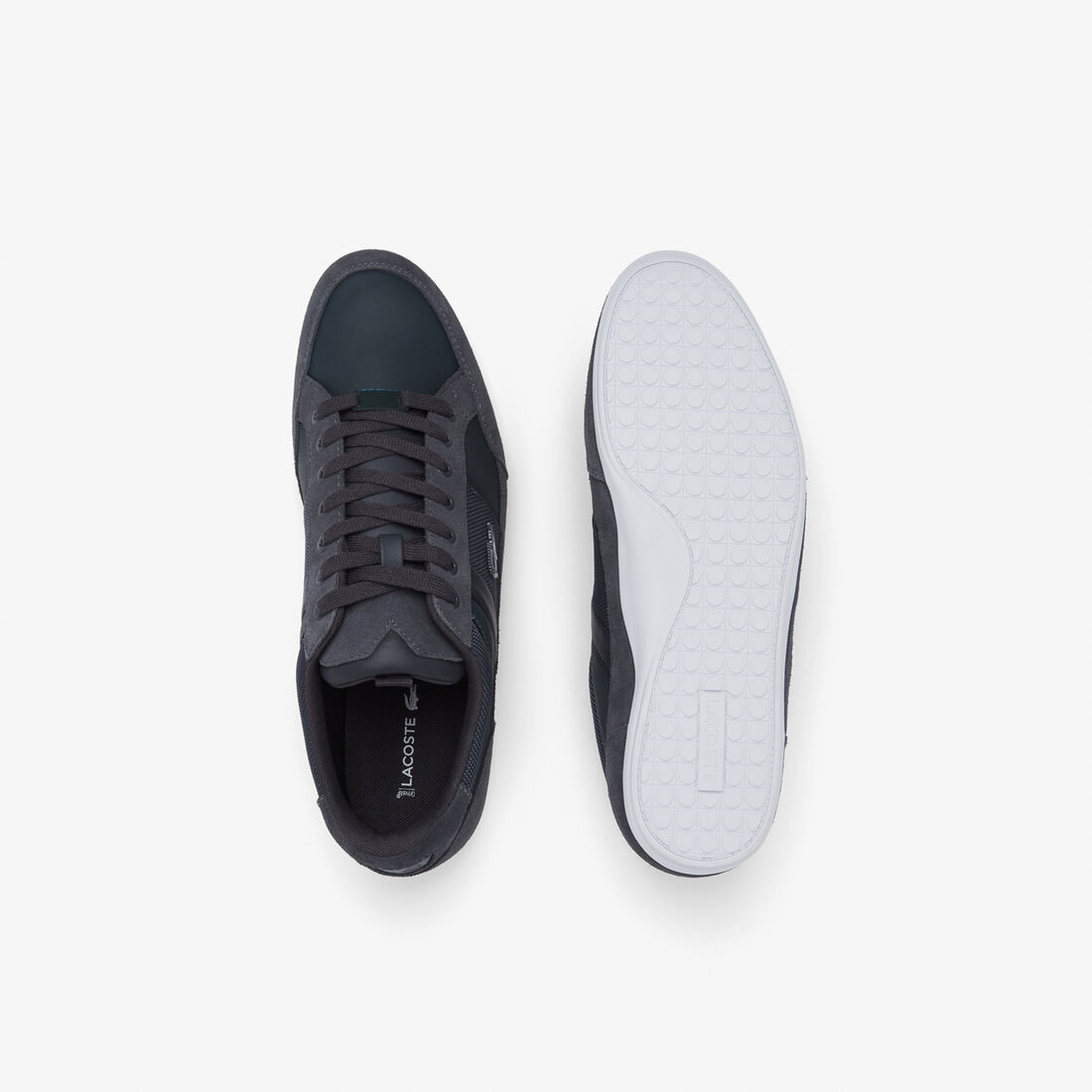 Men's Lacoste Chaymon Leather Color Contrast Sneakers Men's Lacoste Chaymon Leather Color Contrast Sneakers