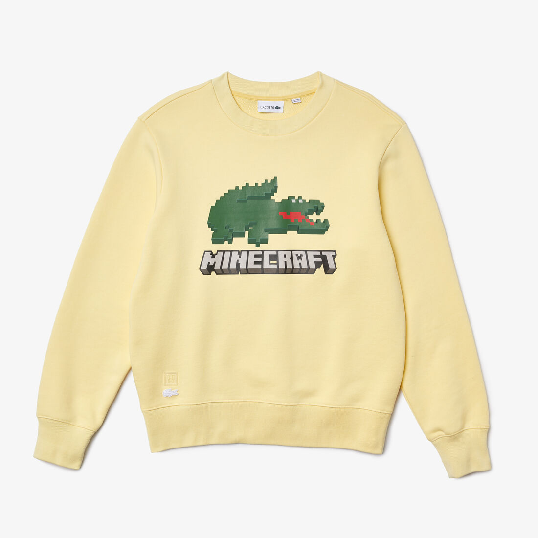 سويت شيرت صوف عضوي للجنسين مجموعة Lacoste x Minecraft سويت شيرت صوف عضوي للجنسين مجموعة Lacoste x Minecraft