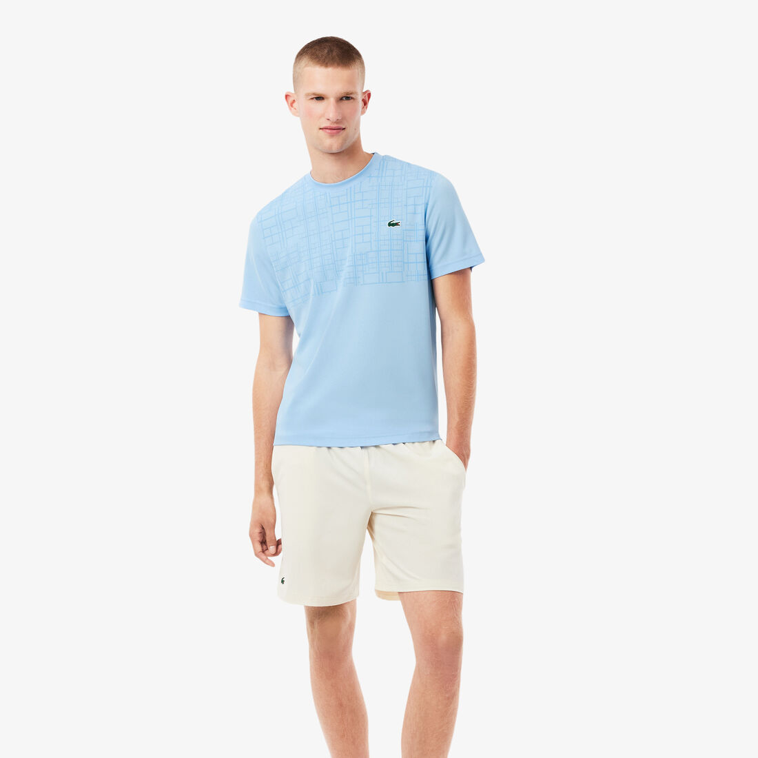 تي شيرت لاكوست تنس × نوفاك ديوكوفيتش Lacoste Tennis x Novak Djokovic T-shirt - TH4782-00-HBP