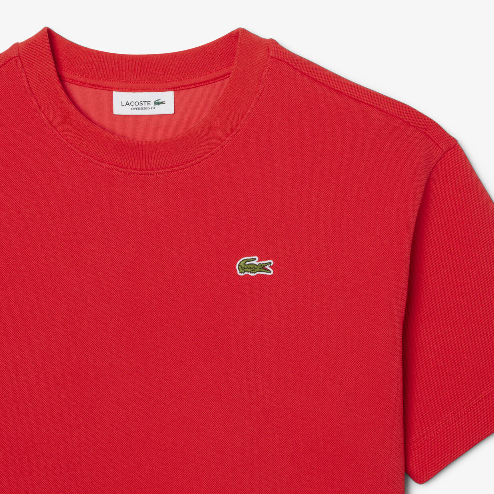 Oversized Double Face Pique T-shirt Oversized Double Face Pique T-shirt - TF7301-00-ZBG