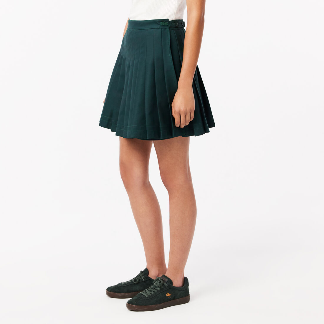 Pleated Twill Skirt Pleated Twill Skirt - JF4170-00-YZP