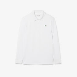 lacoste regular fit ultra dry long sleeved golf polo shirt