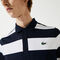 Men’s Lacoste SPORT Striped Breathable Stretch Golf Polo Shirt men s lacoste sport striped breathable stretch golf polo shirt