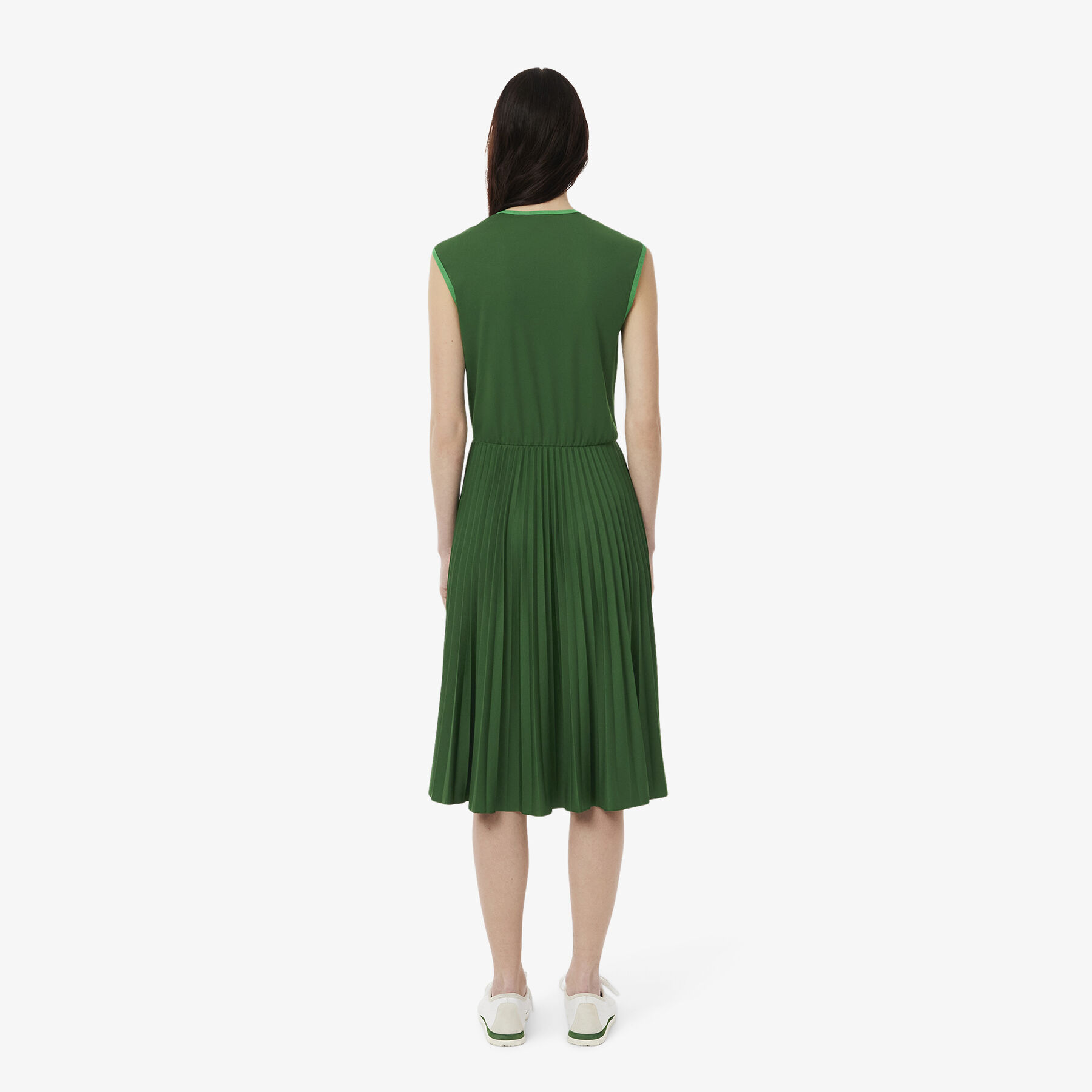 Sleeveless Pleated Dress lacoste sleeveless pleated dress