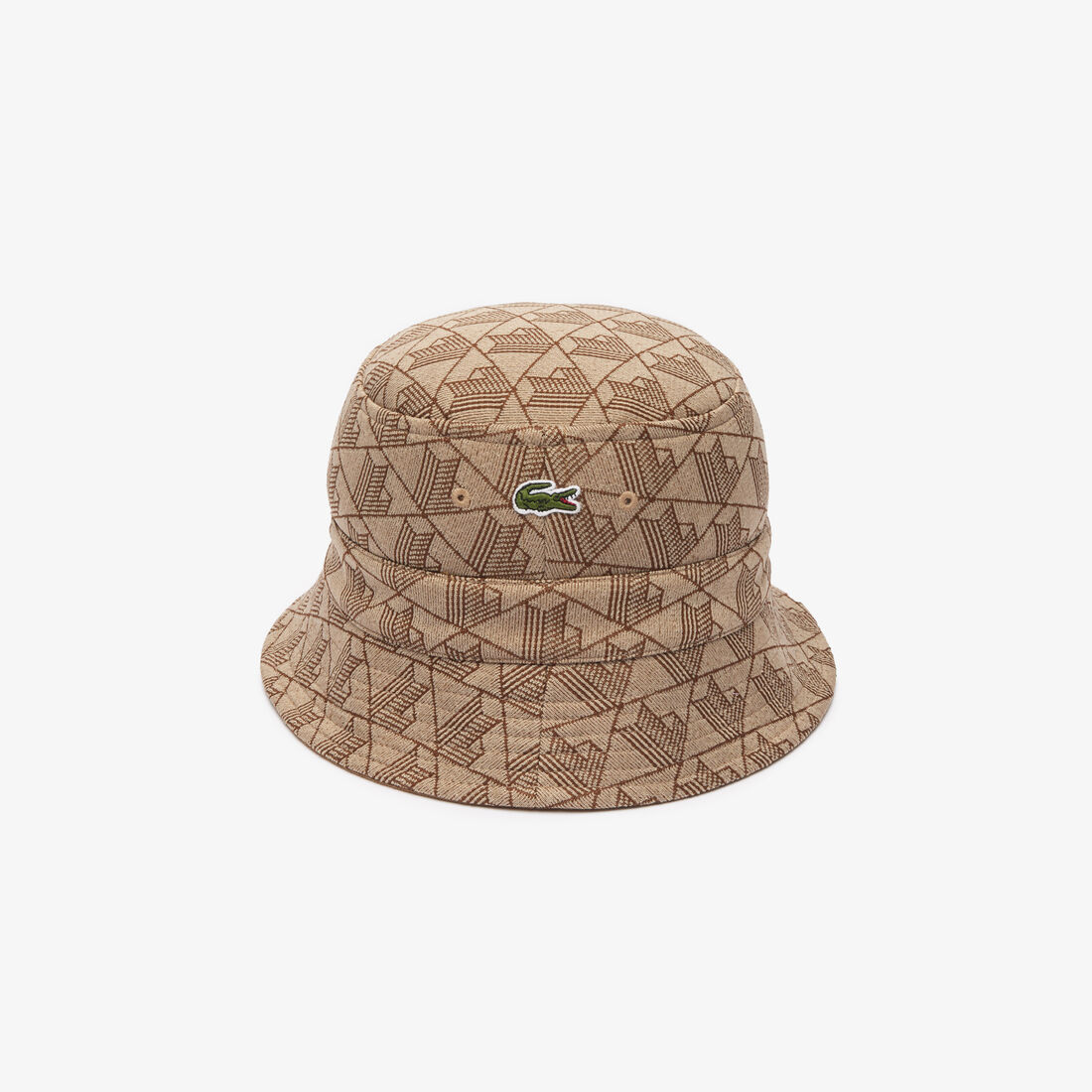 قبعة دلو من قماش الجاكار المميز ذات وجهين Reversible Signature Monogram Jacquard Bucket Hat - RK7593-00-IRP