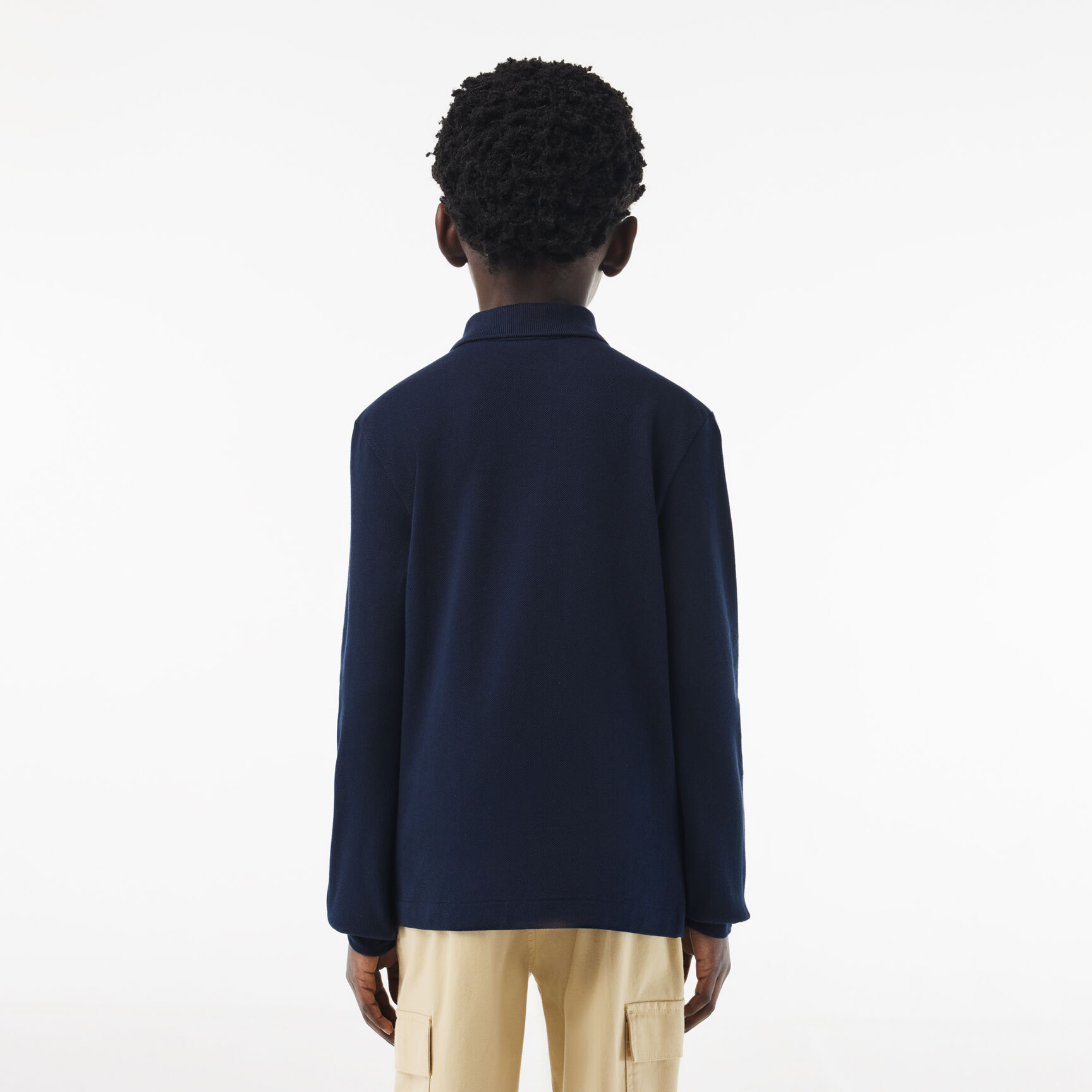 شورت لاكوست صوف وقطن عضوي ناعم للأطفال Kids' Lacoste Regular Fit Petit Pique Polo Shirt - PJ8915-00-166