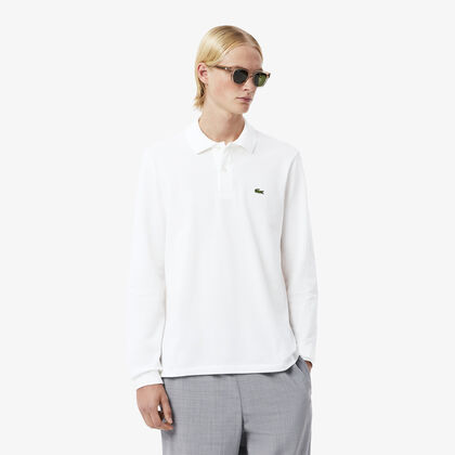 قميص بولو كلاسيكي بأكمام طويلة مقاس L.12.12