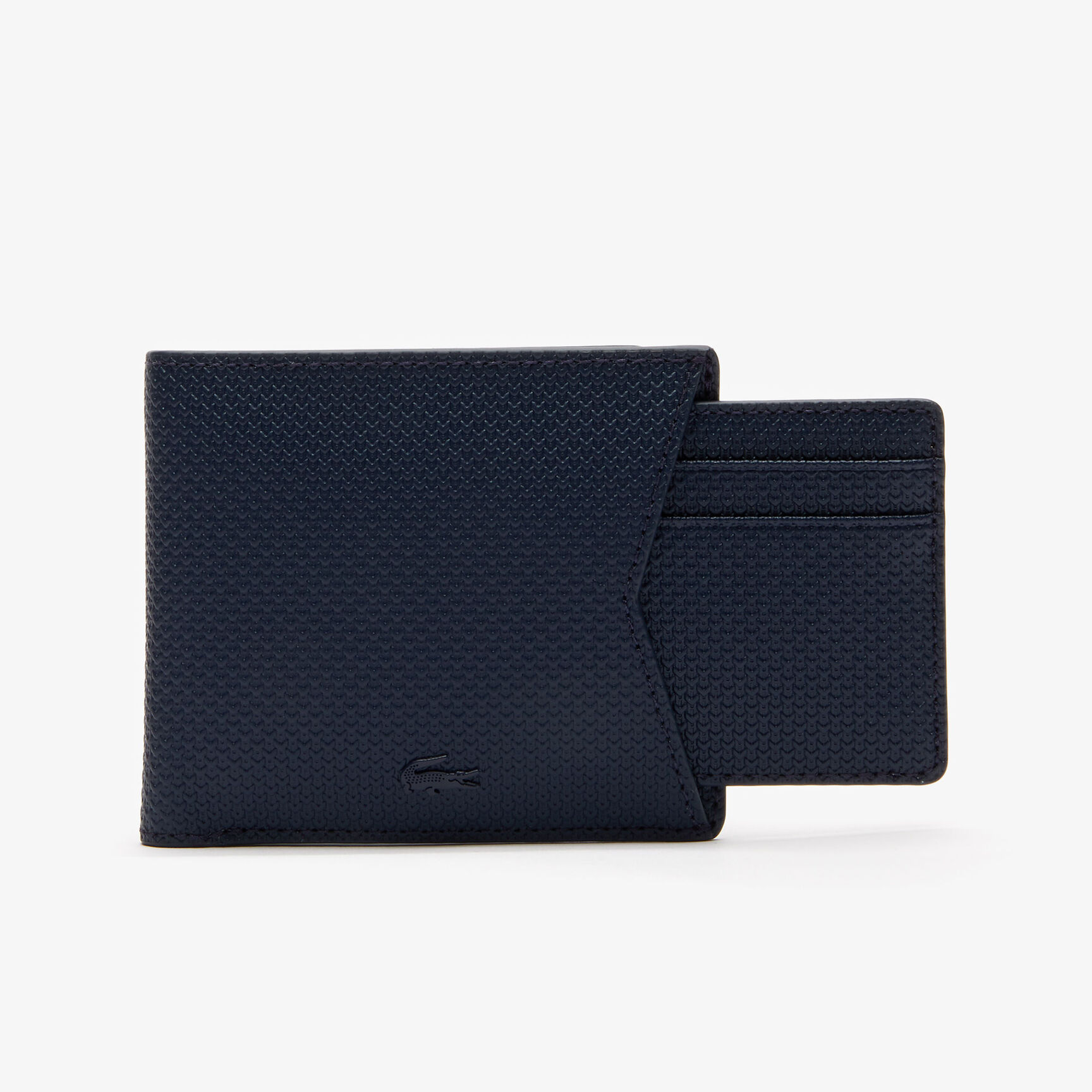 Men's Chantaco Piqu&eacute; Leather 8 Card Holder And Wallet