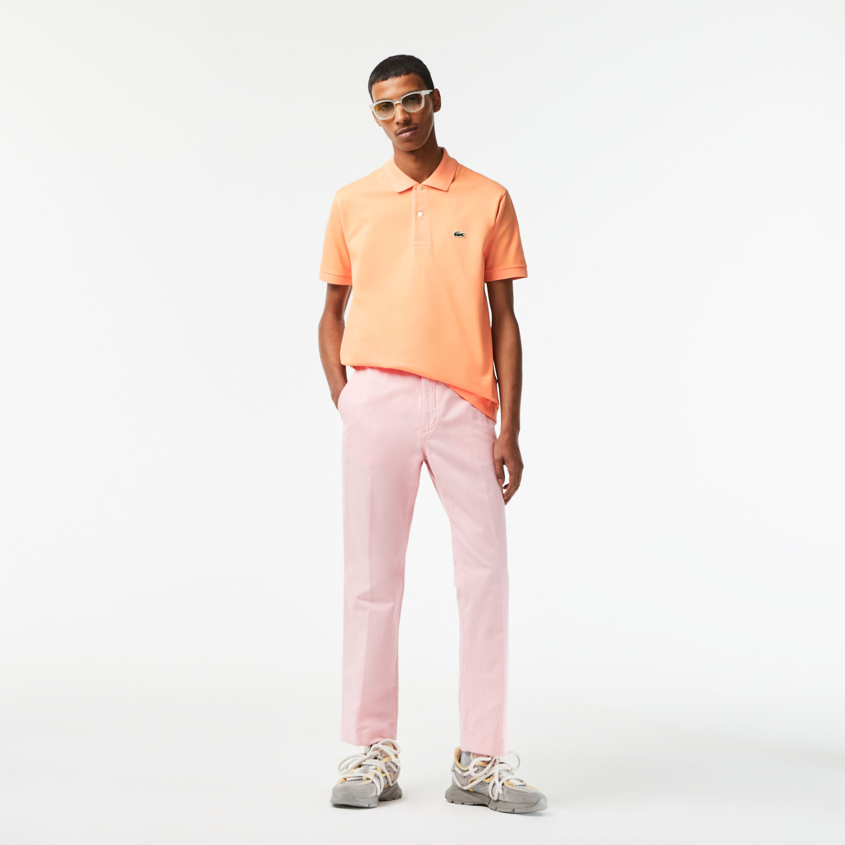 قميص بولو كلاسيكي L.12.12 أصلي قميص بولو كلاسيكي L.12.12 أصلي