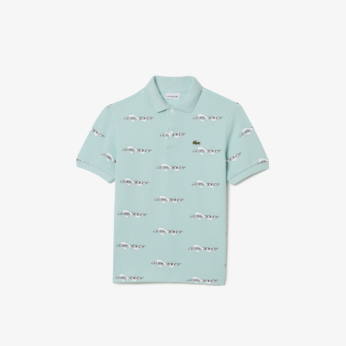 Boys' Lacoste Printed Organic Cotton Polo Shirt - PJ5309-00-DJ3