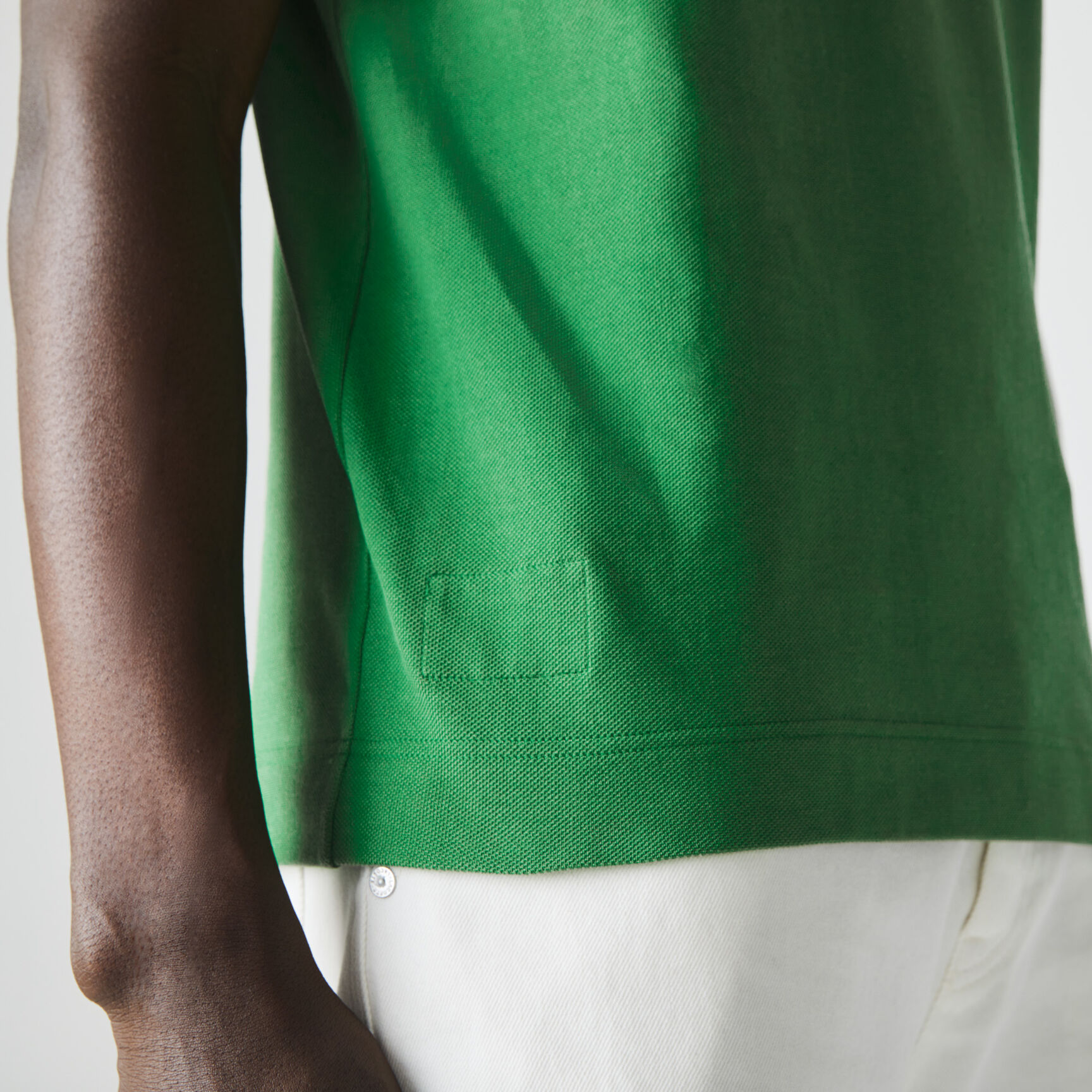 تيشيرت بولو لاكوست بيكيه قطن عضوي بقصة كلاسيكية للرجال مجموعة L.12.12