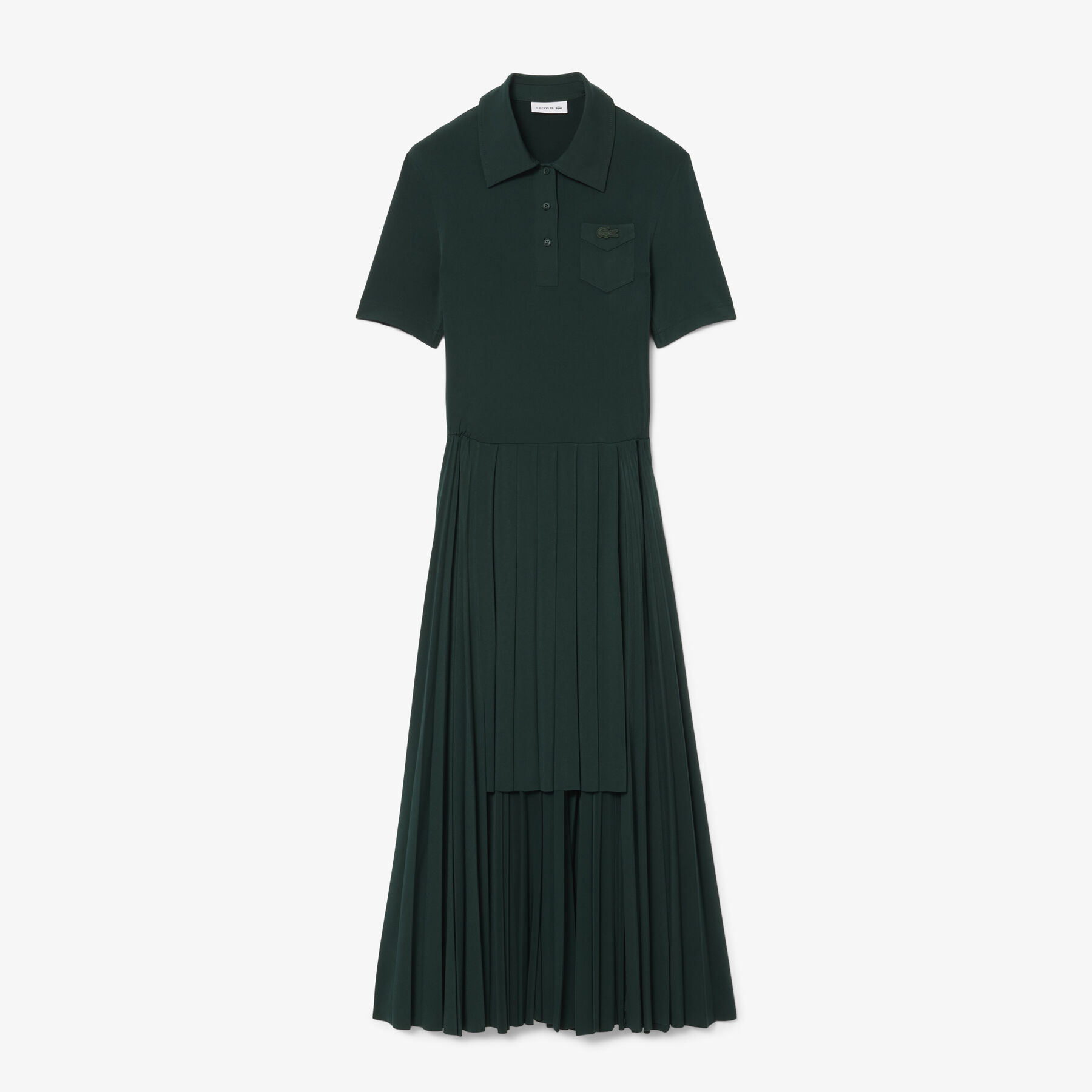 FW24 Runway Pleated Polo Dress FW24 Runway Pleated Polo Dress - EF1757-00-YZP
