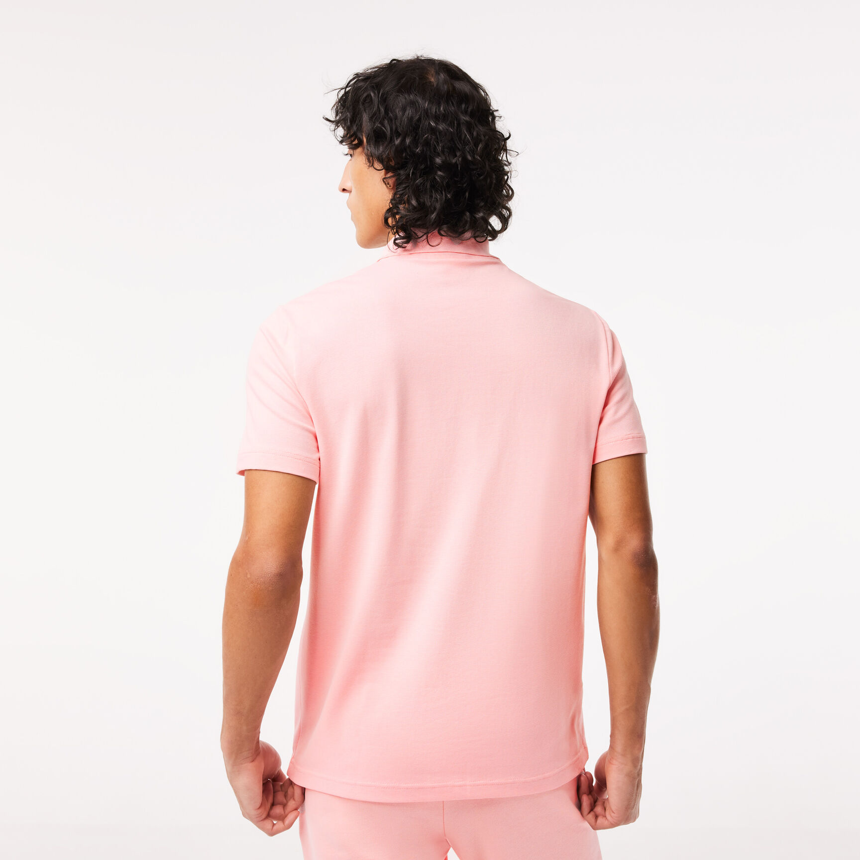 تيشيرت بولو لاكوست قطن عضوي مطاطي بقصة عادية للرجال تيشيرت بولو لاكوست قطن عضوي مطاطي بقصة عادية للرجال