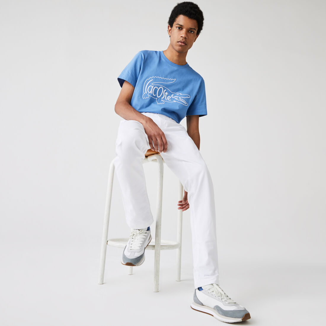 بنطال التشينو من الجبردين المرن بقصة ضيقة للرجال