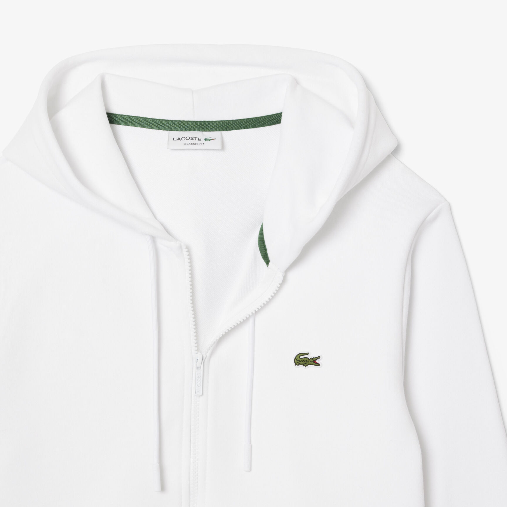 سويت شيرت كلاسيكي من الصوف بسحاب Classic Fit Zipped Fleece Sweatshirt - SH9809-00-001