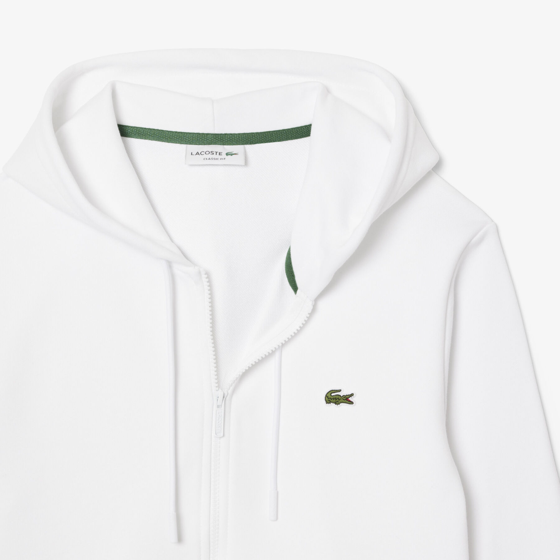 Classic Fit Zipped Fleece Sweatshirt Classic Fit Zipped Fleece Sweatshirt - SH9809-00-001