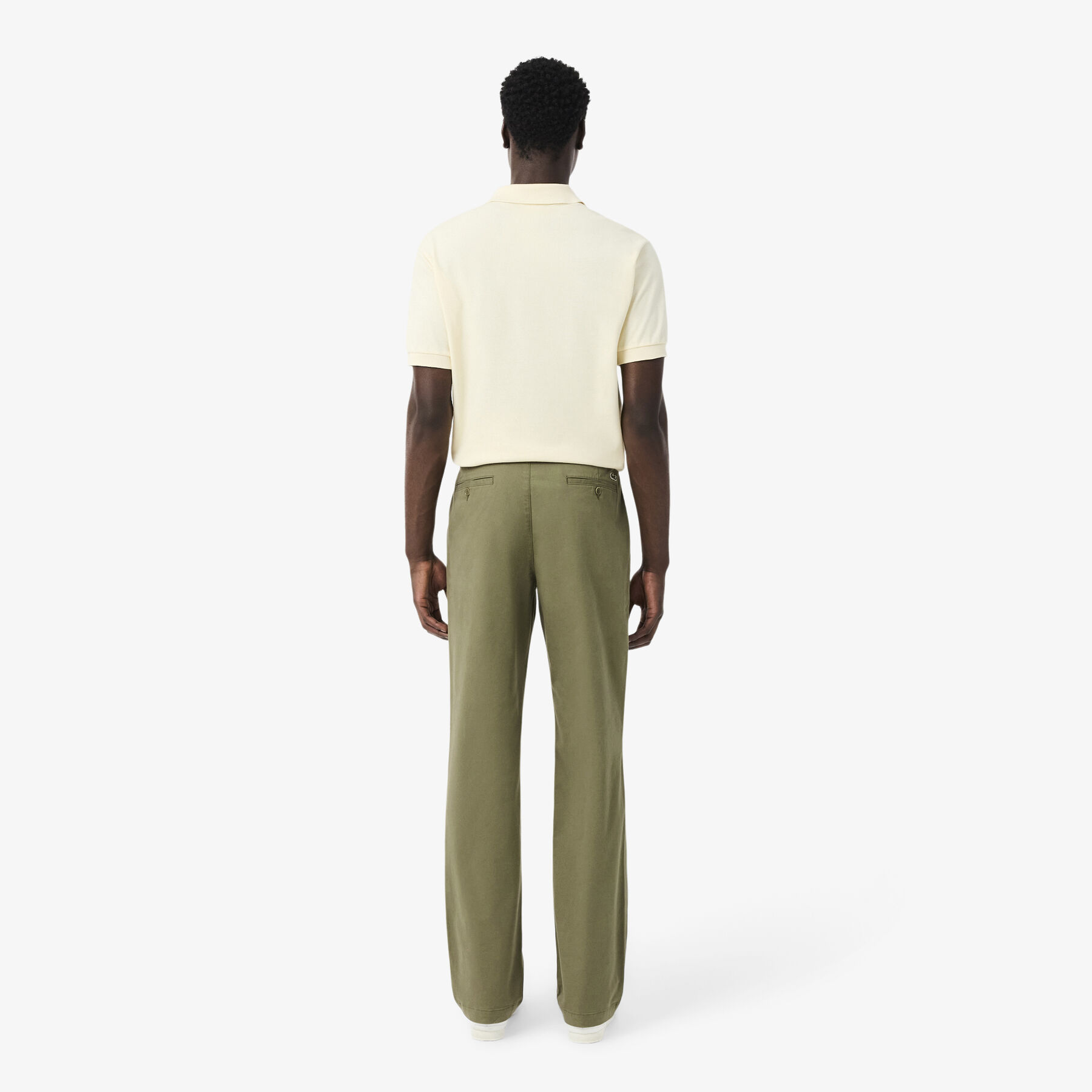 lacoste regular fit cotton chino pants