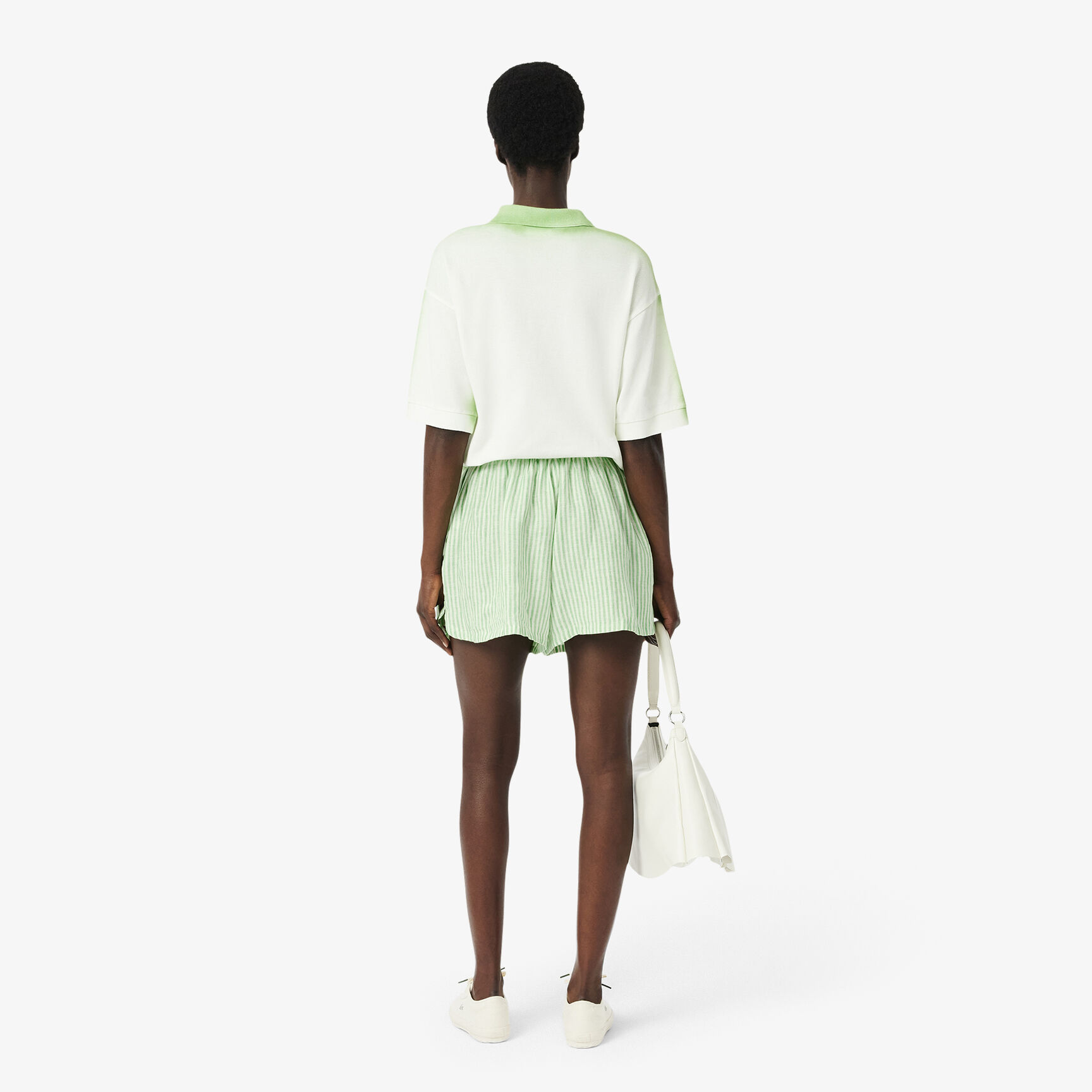 Loose Striped Linen Shorts - FF0226-00-IRB