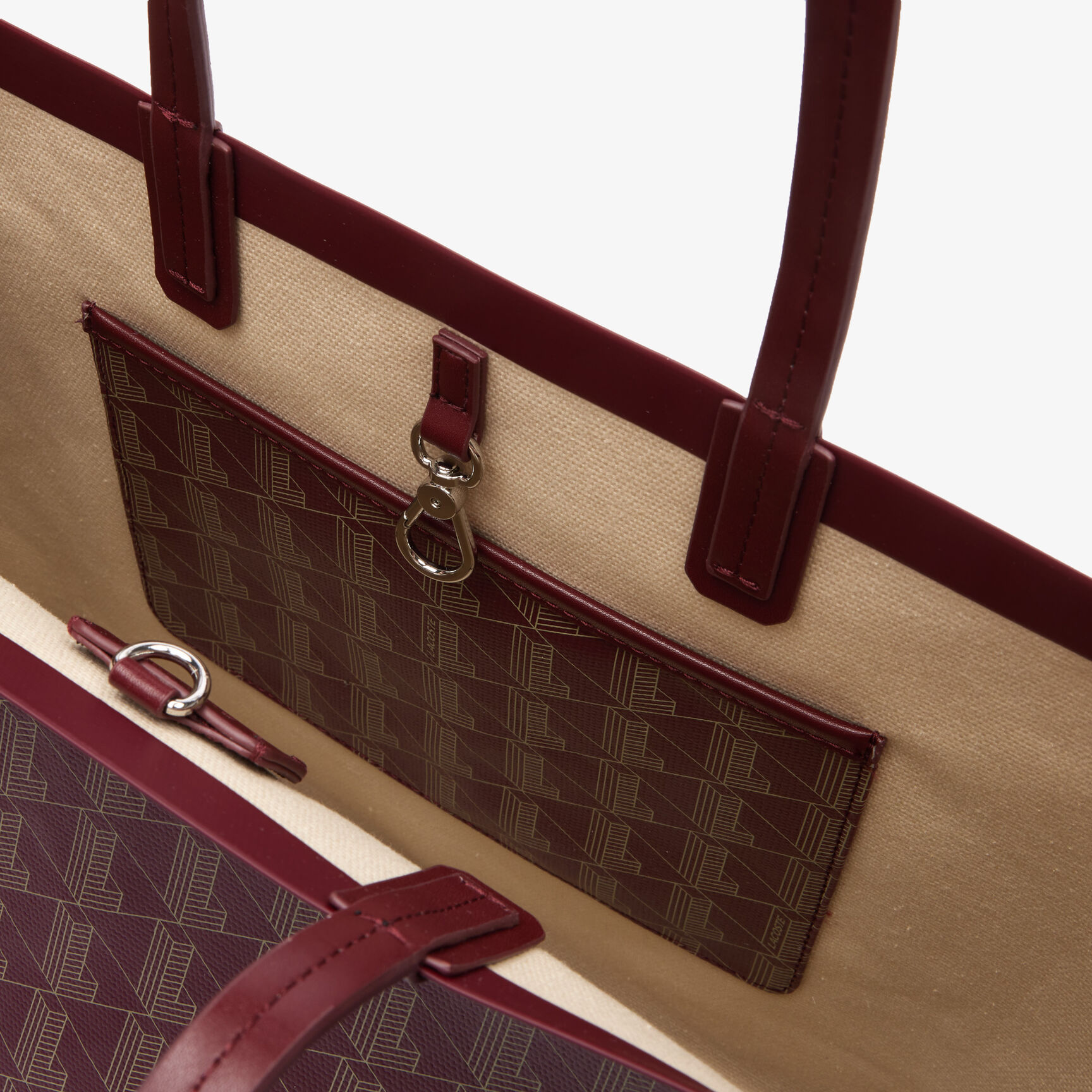 Zely Tote with Removable Pouch Zely Coated Canvas Monogram Medium Tote - NF4344ZE-M45