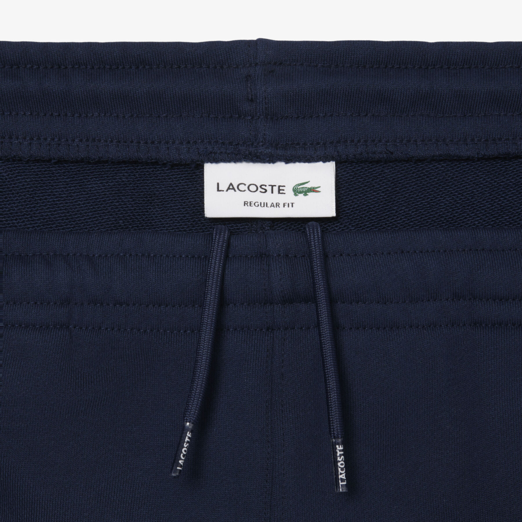 Logo Trim Cotton Fleece Shorts lacoste logo trim cotton fleece shorts