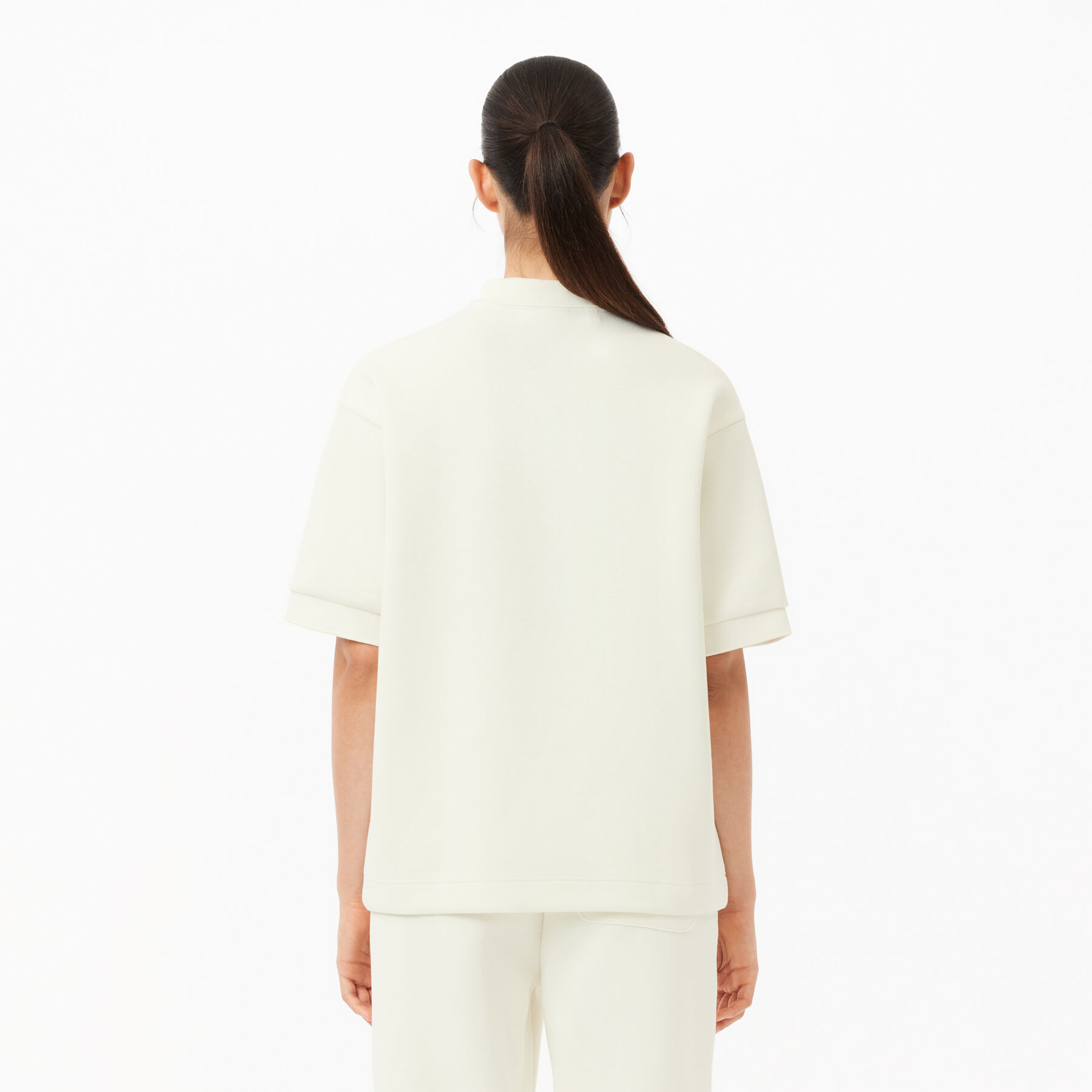 Double Sided Cotton Pique Oversized Polo Shirt - PF1660-00-70V