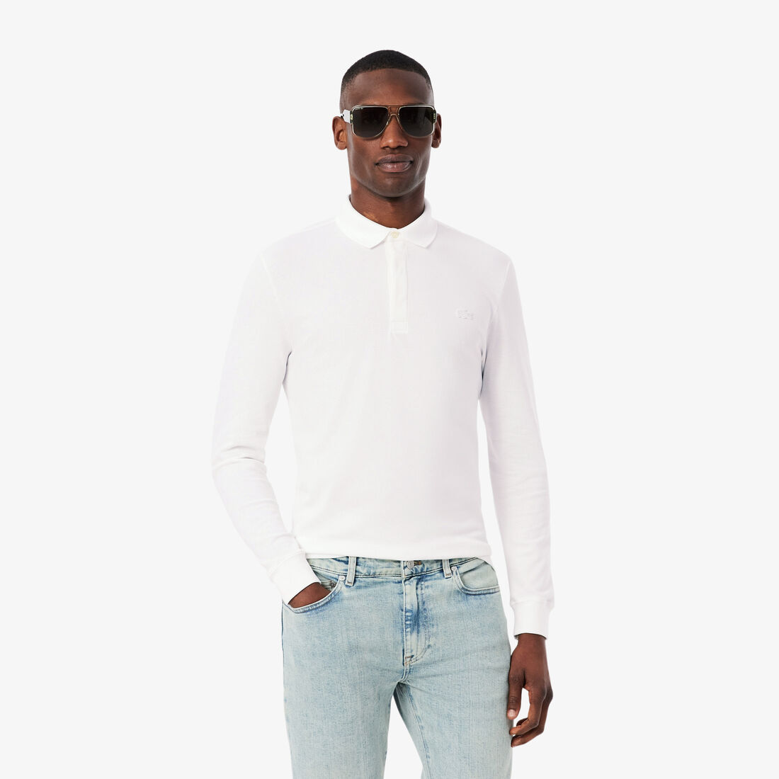 Regular Fit Paris Stretch Pique Polo Shirt - PH2481-00-001