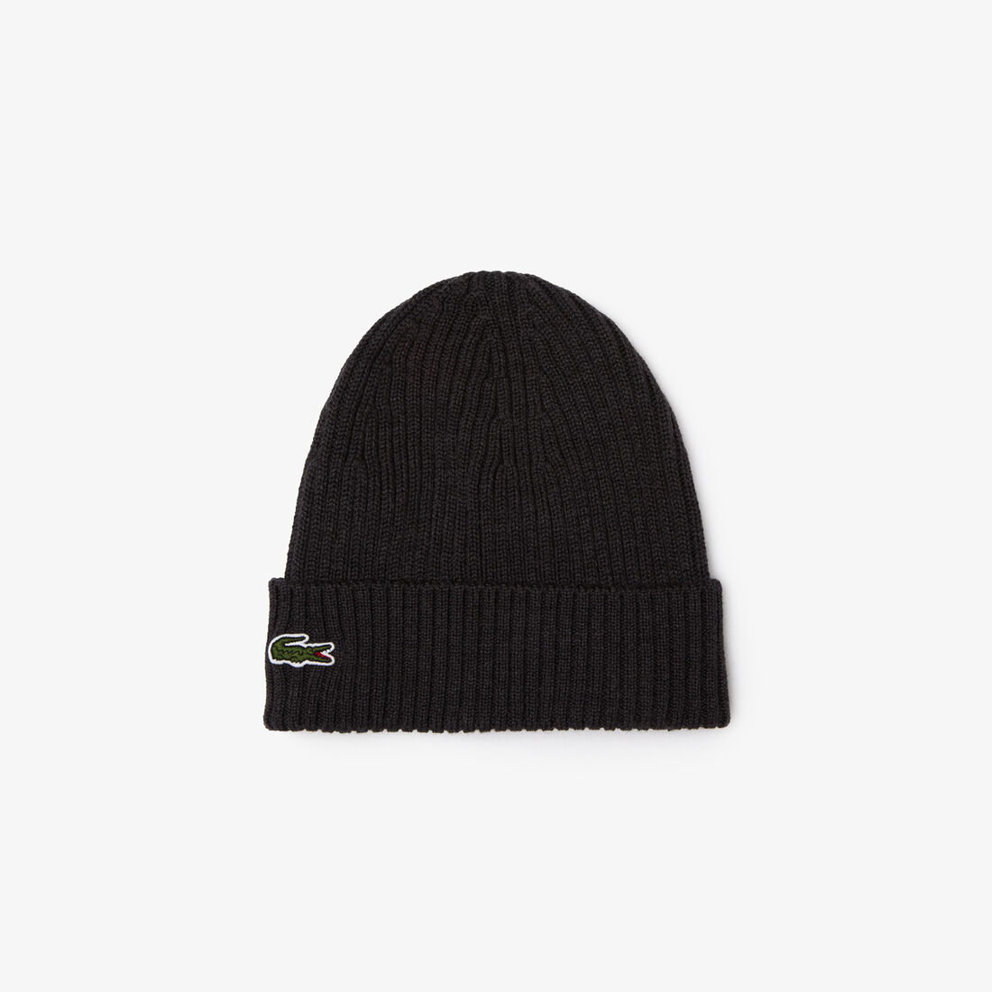Rib Knit Brushed Wool Beanie lacoste rib knit brushed wool beanie