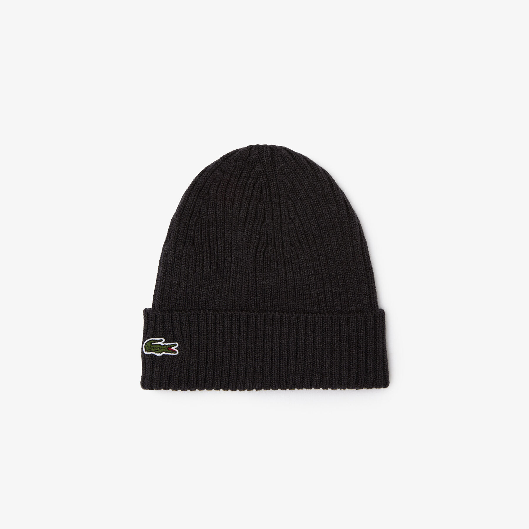 Rib Knit Brushed Wool Beanie lacoste rib knit brushed wool beanie
