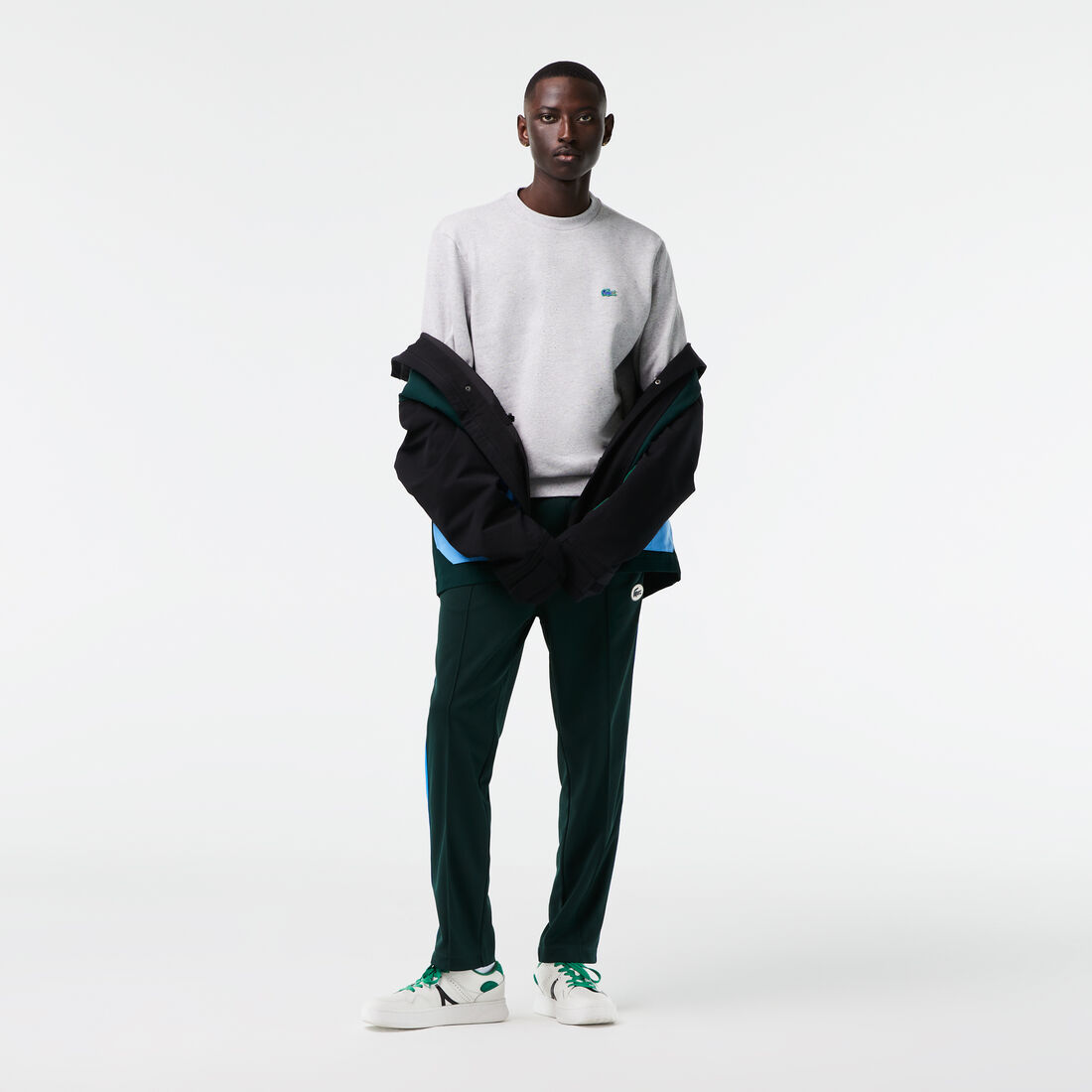 Men's Lacoste Classic Fit Speckled Print Fleece Sweatshirt Men's Lacoste Classic Fit Speckled Print Fleece Sweatshirt - SH1962-00-73V