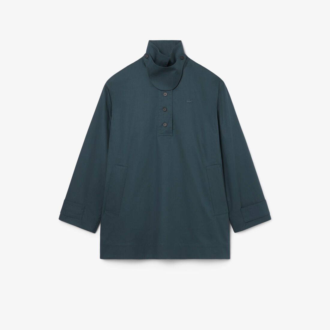 Runway Oversized Twill Mini Dress lacoste runway oversized twill mini dress