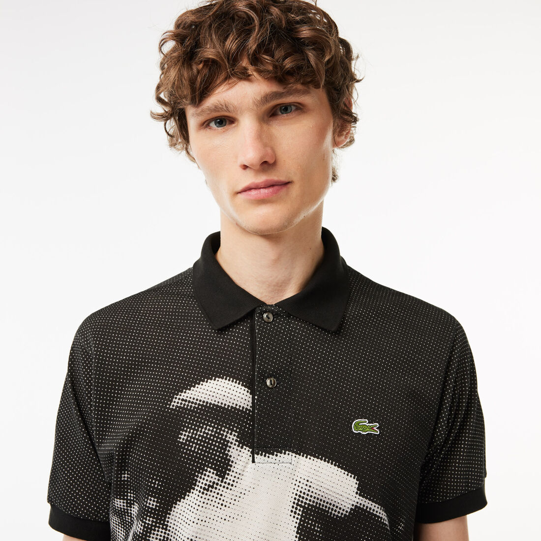 Original L.12.12 Rene Lacoste Print Polo Shirt Original L.12.12 René Lacoste Print Polo Shirt - PH3449-00-031