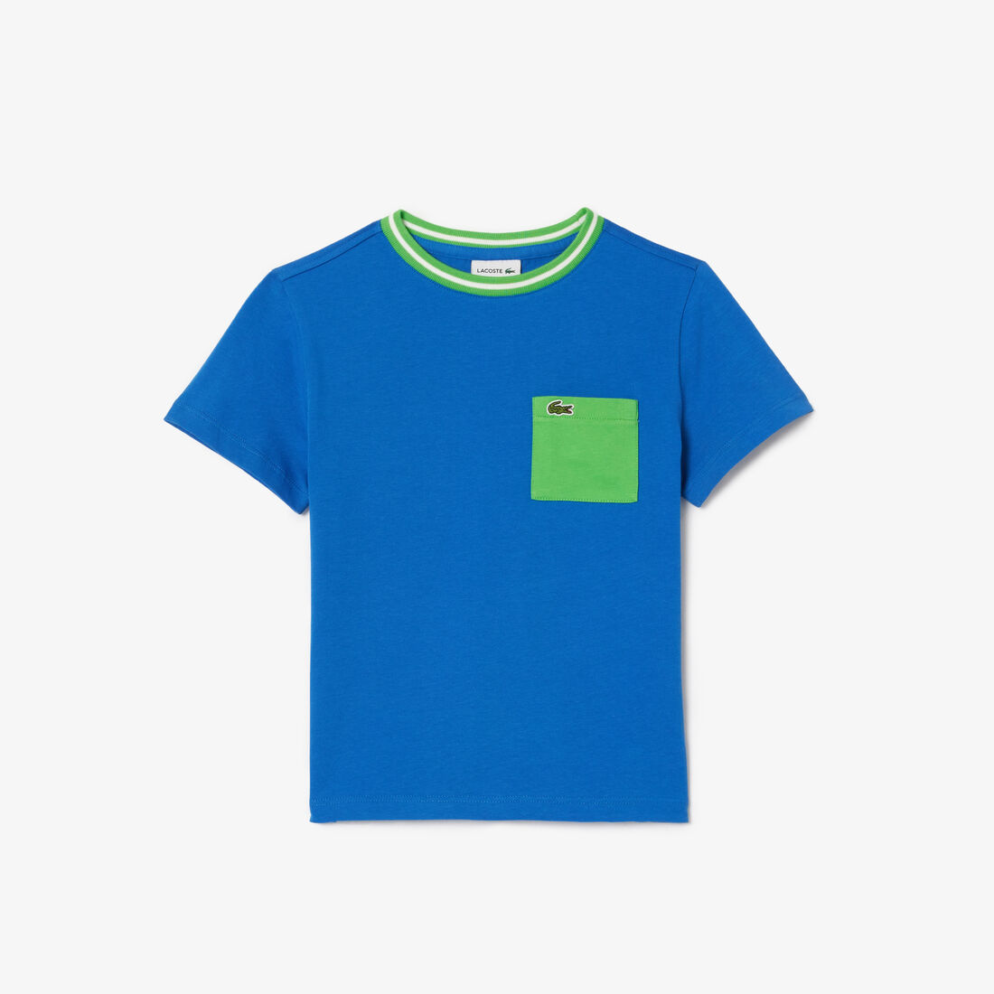 Contrast Pocket Cotton T-shirt - TJ7295-00-IU5