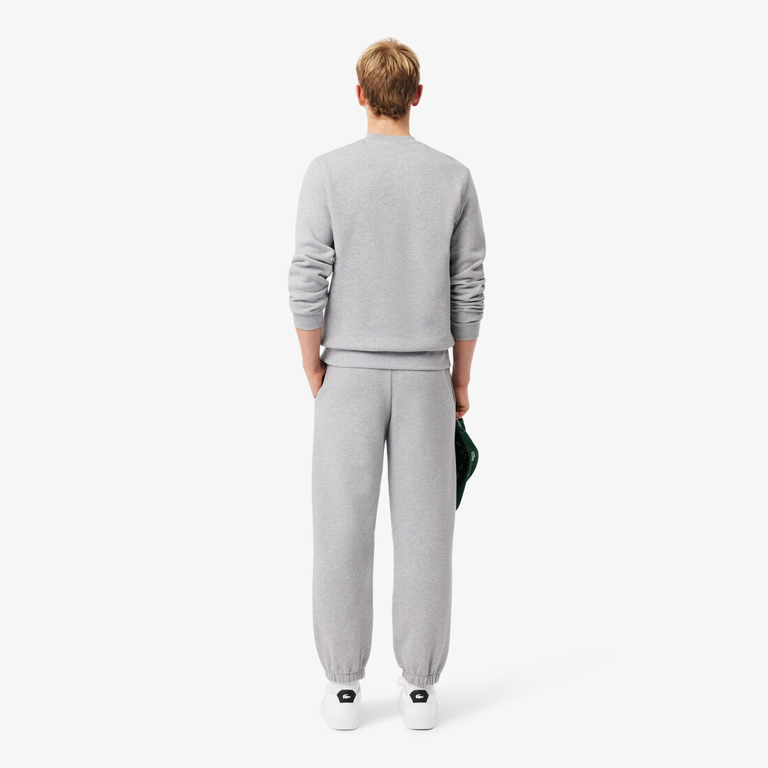 بنطال رياضي لاكوست صوف ناعم مقسم بألوان للرجال Men's Lacoste Brushed Fleece Jogger Trackpants - XH9610-00-CCA