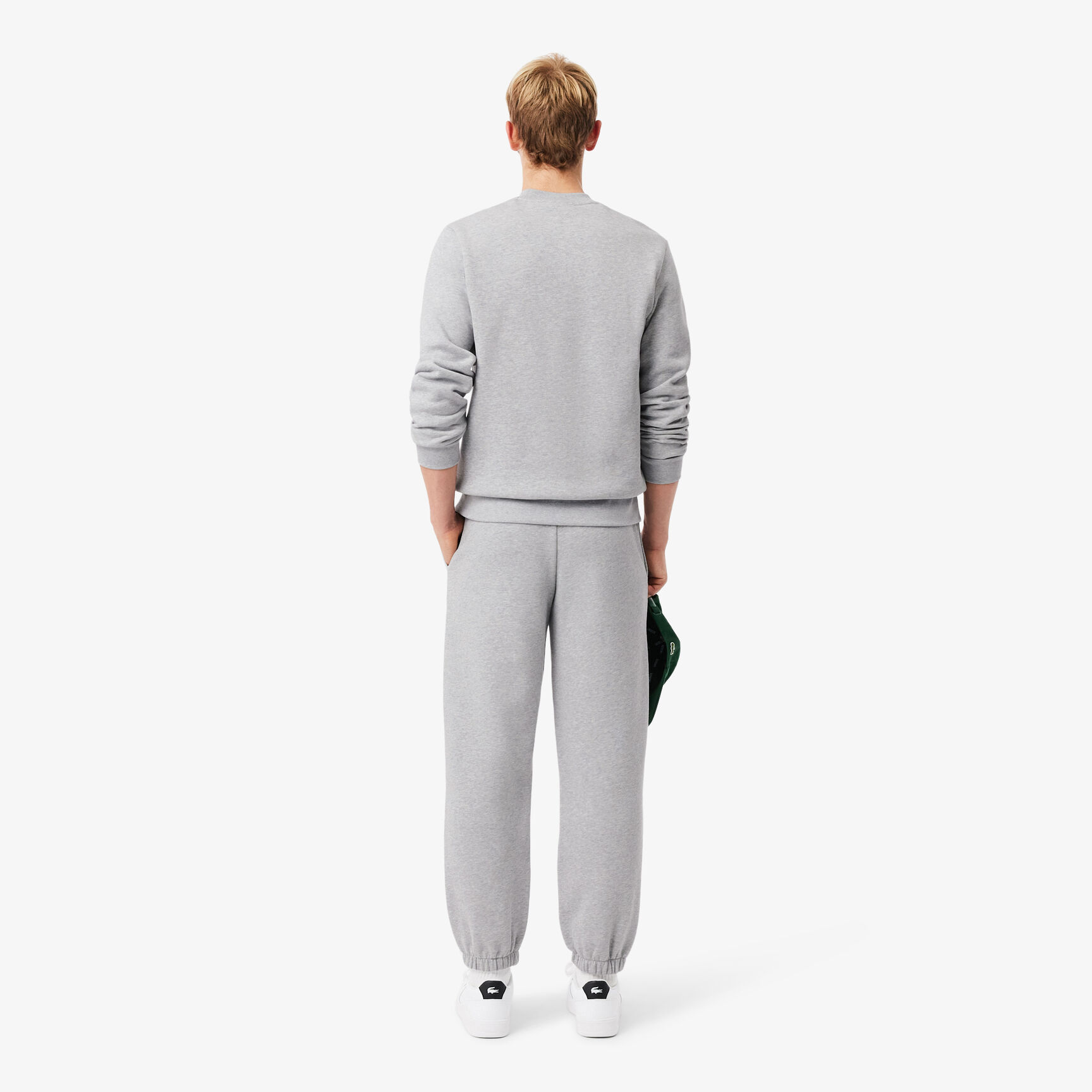 بنطال رياضي لاكوست صوف ناعم مقسم بألوان للرجال Men's Lacoste Brushed Fleece Jogger Trackpants - XH9610-00-CCA