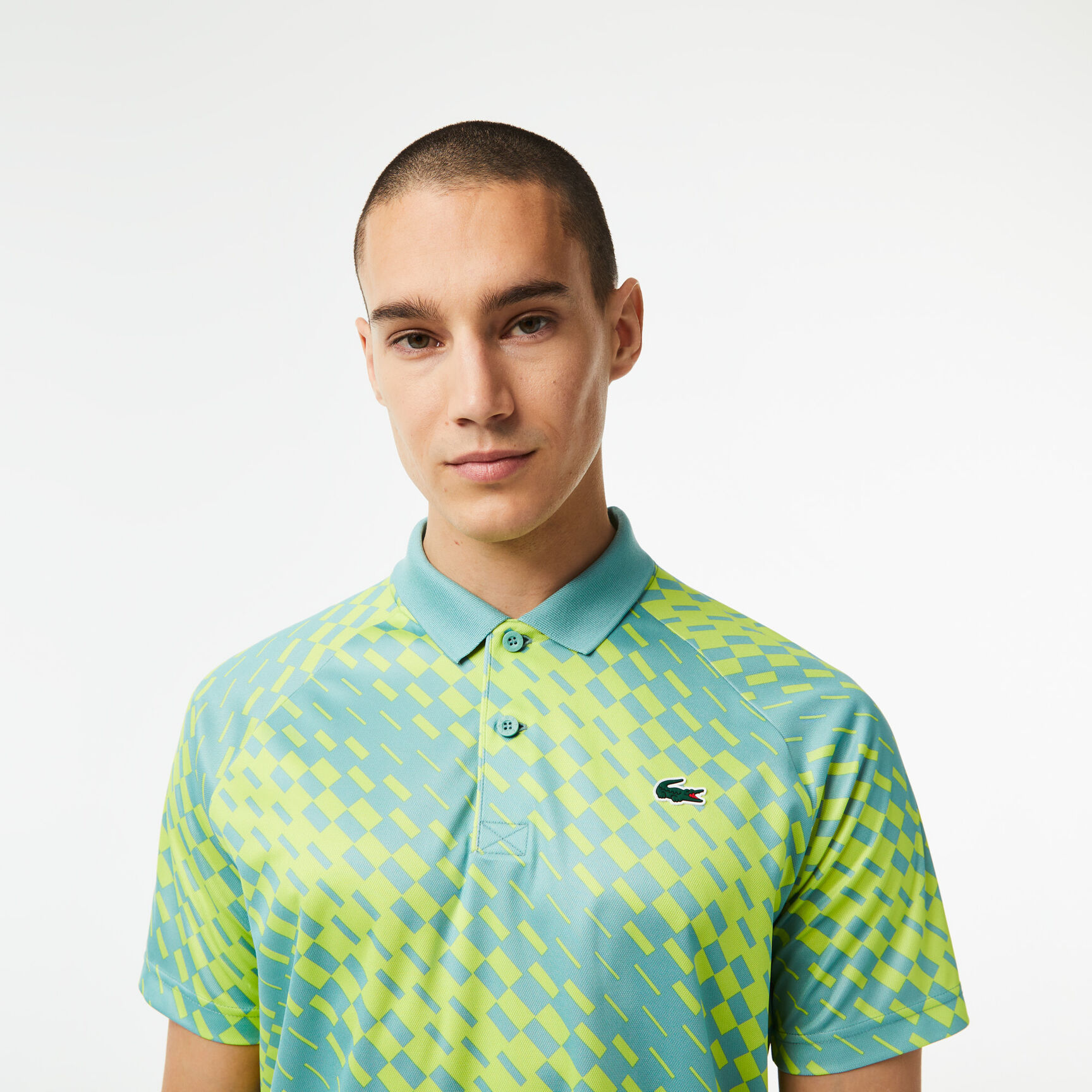 Men's Lacoste Tennis x Novak Djokovic Printed Polo Shirt