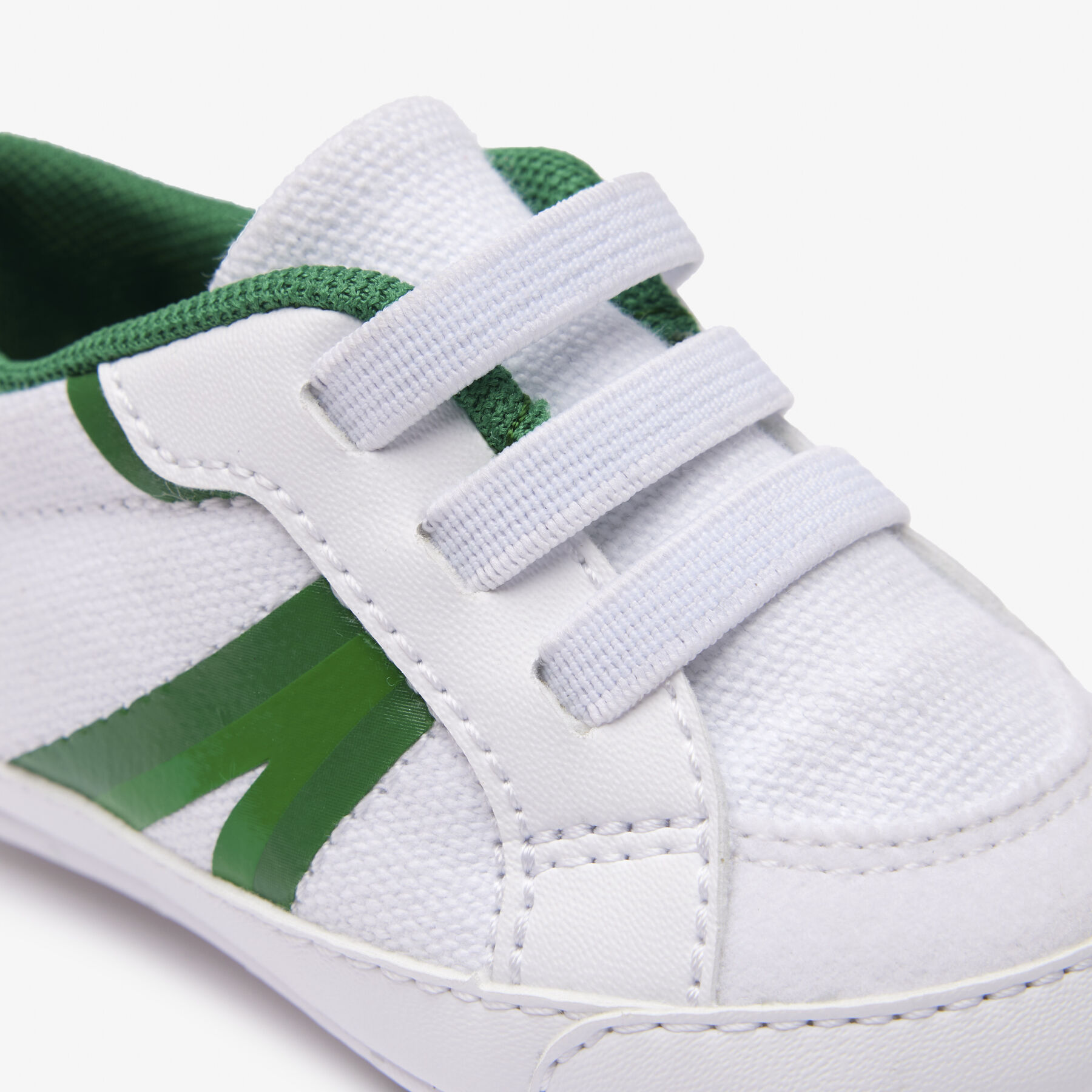 Infants' L004 Cub Textile and Synthetic Trainers lacoste infants l004 cub textile and synthetic trainers
