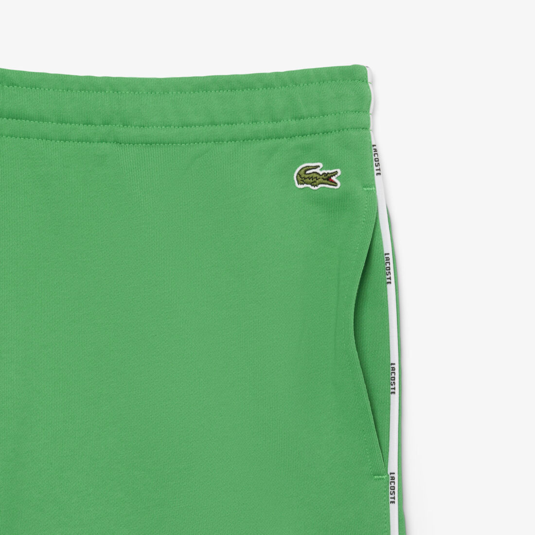 شورت من القطن والصوف بشعار الماركة Logo Trim Cotton Fleece Shorts - GH9896-00-SIW