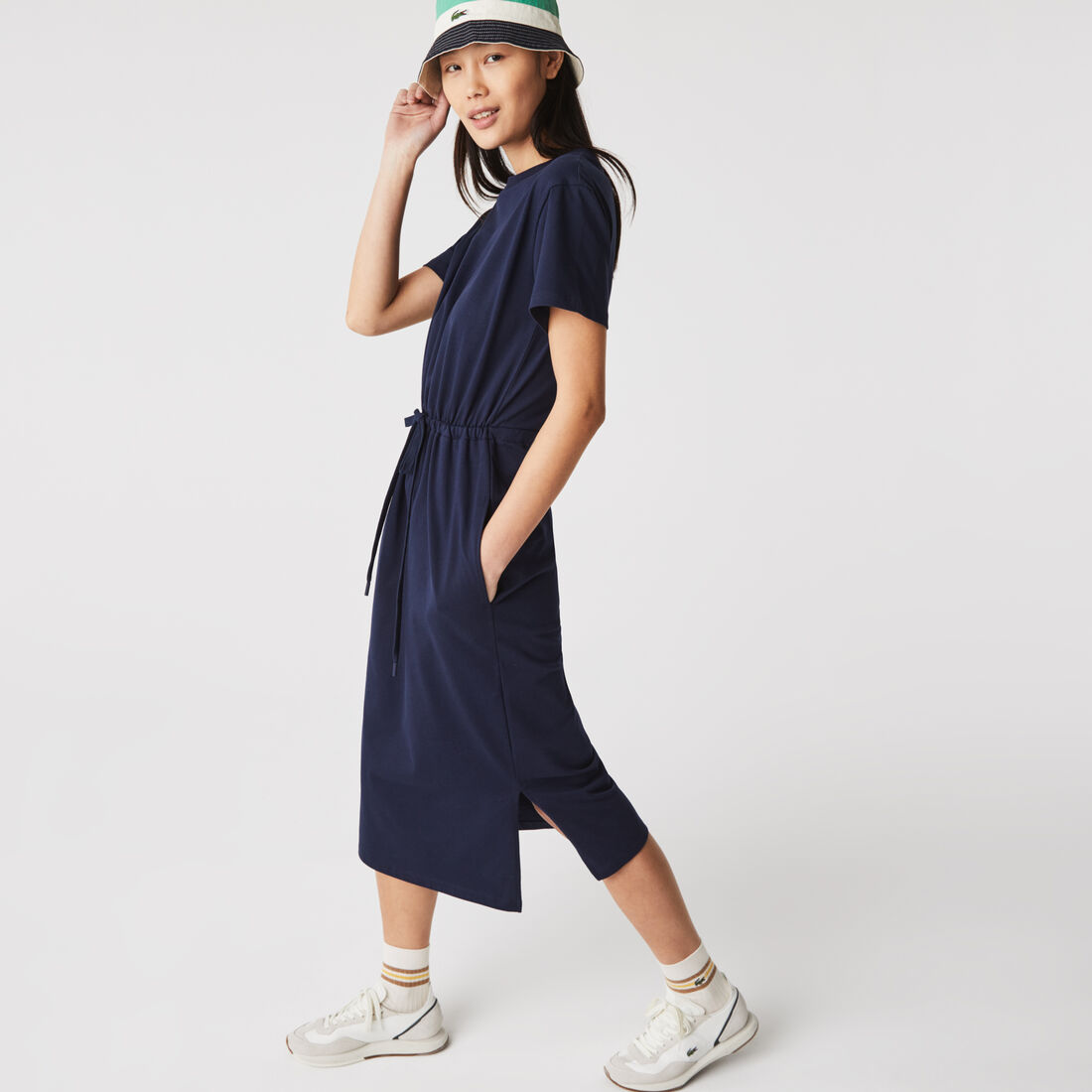 Women’s Long Fitted Cotton T-shirt Dress Women’s Long Fitted Cotton T-shirt Dress