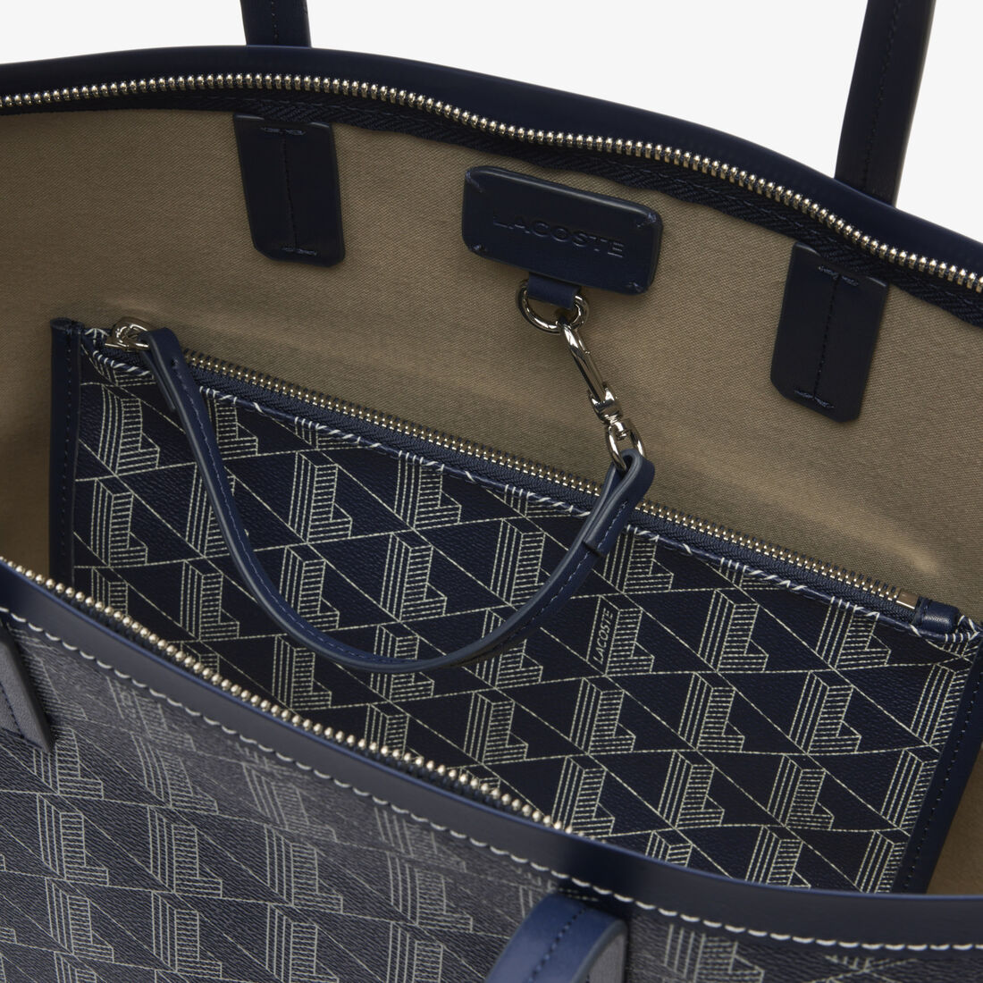 Zely Grained Tote with Pouch Zely Grained Tote with Pouch - NF5001ZE-P43