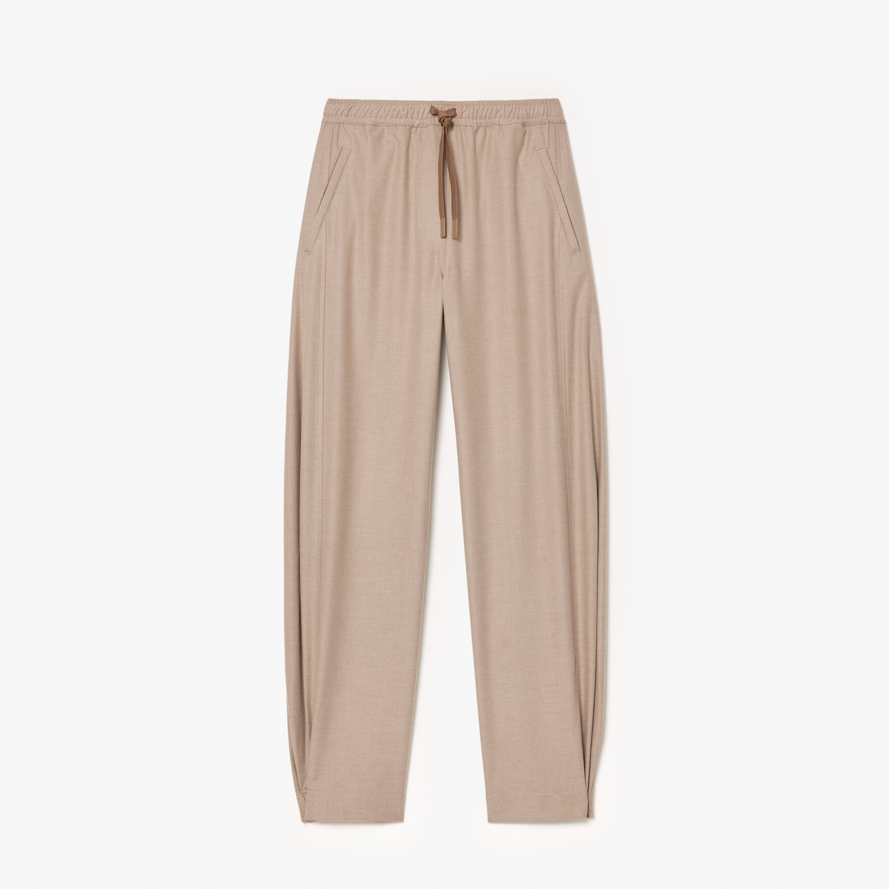 بناطيل فانيلا واسعة الساق Wide Leg Flannel Pants - HF4206-00-ICC