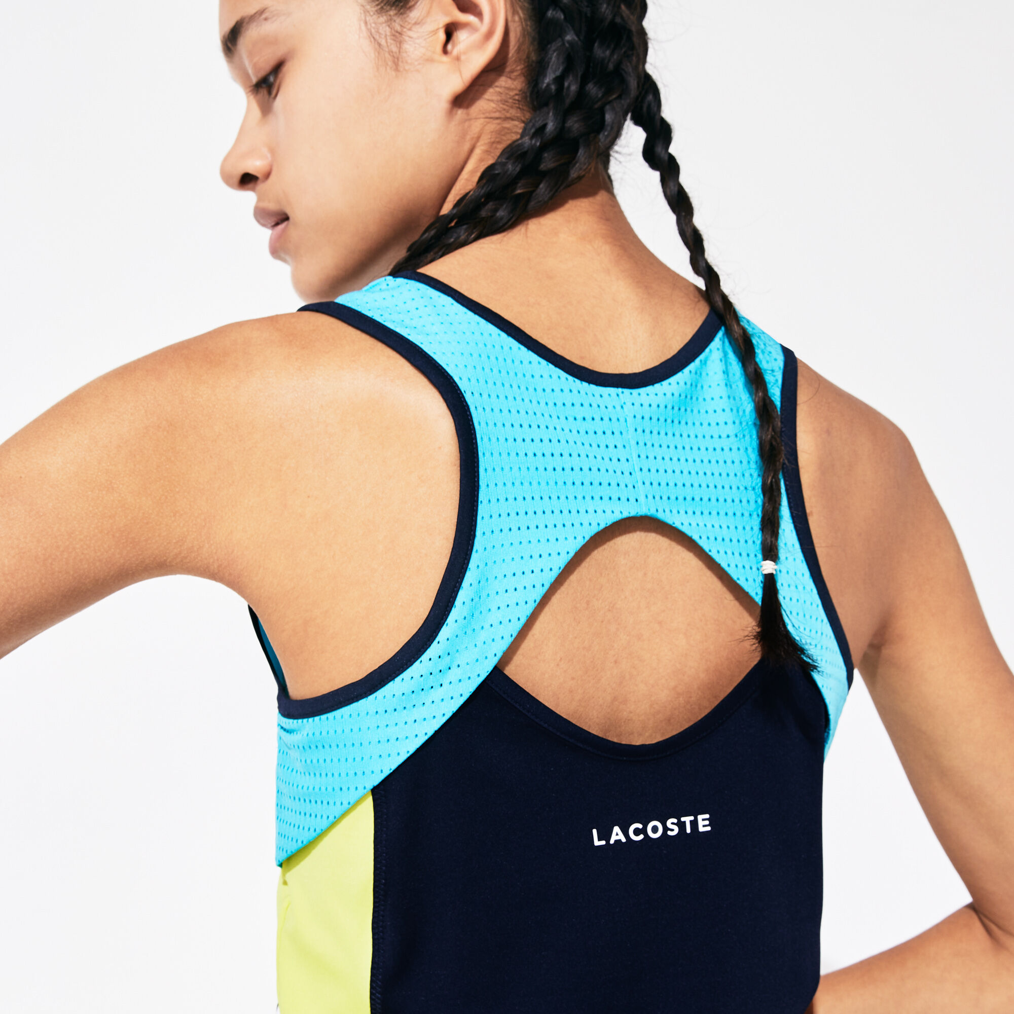 Women's Lacoste SPORT Breathable Stretch Tennis Tank Top