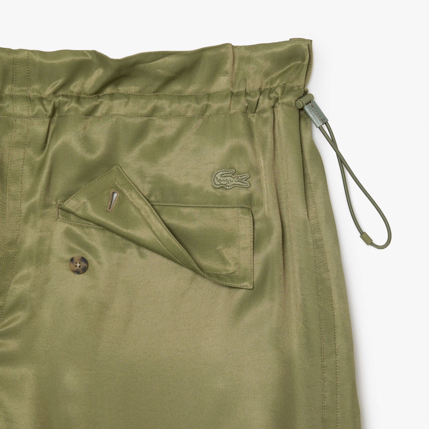 Oversized Satin Cargo Pants - HF4002-00-BMY