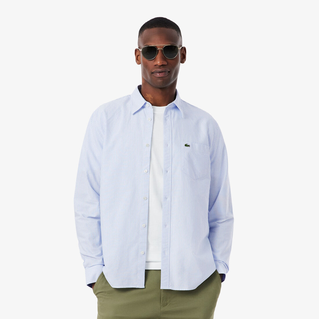 Regular Fit Striped Oxford Shirt - CH5625-00-E7B