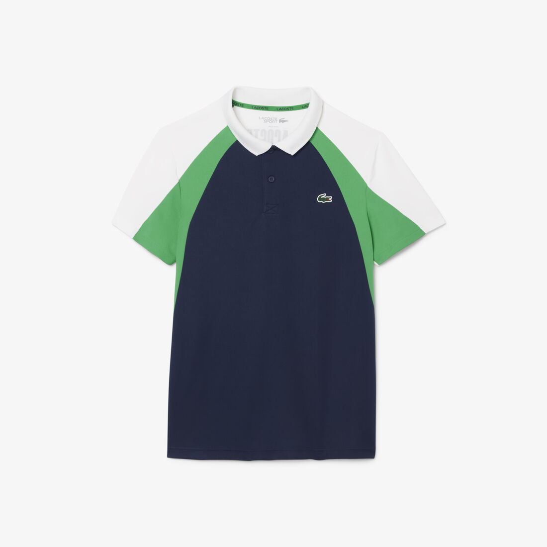 قميص بولو رياضي مطبوع بألوان متعددة Colour-Block Printed Sport Polo Shirt - DH8963-00-H7I