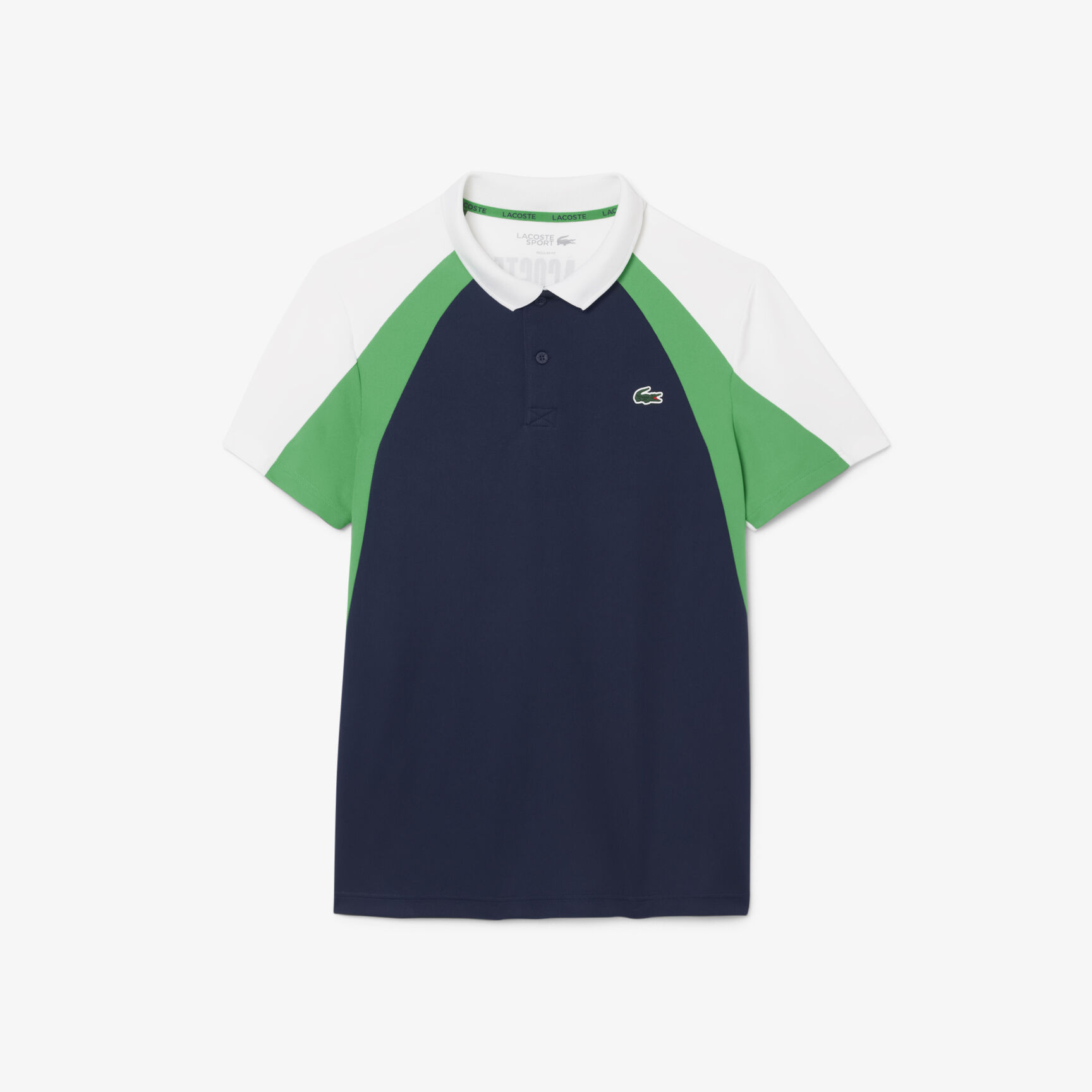 قميص بولو رياضي مطبوع بألوان متعددة Colour-Block Printed Sport Polo Shirt - DH8963-00-H7I