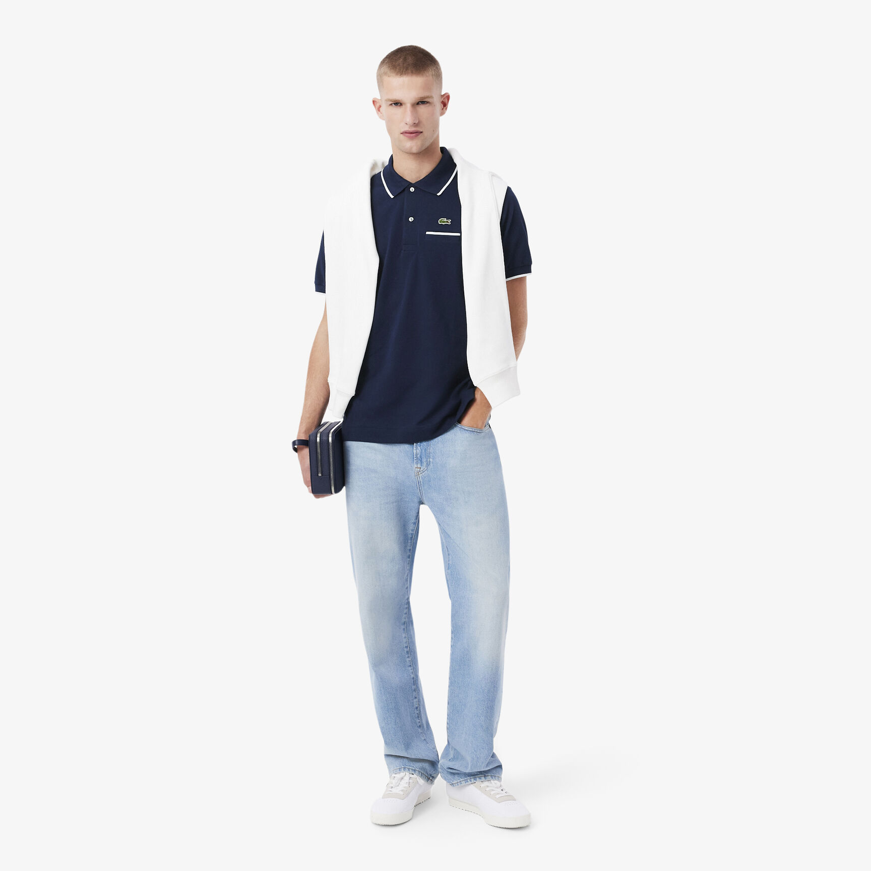 Classic Fit Pocket Accent L.12.12 Polo Shirt - PH9838-00-HHW