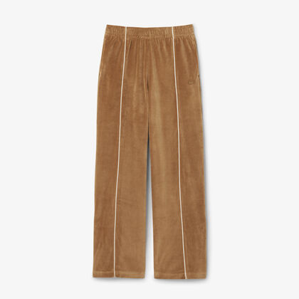 Trim Accent Velour Sweatpants